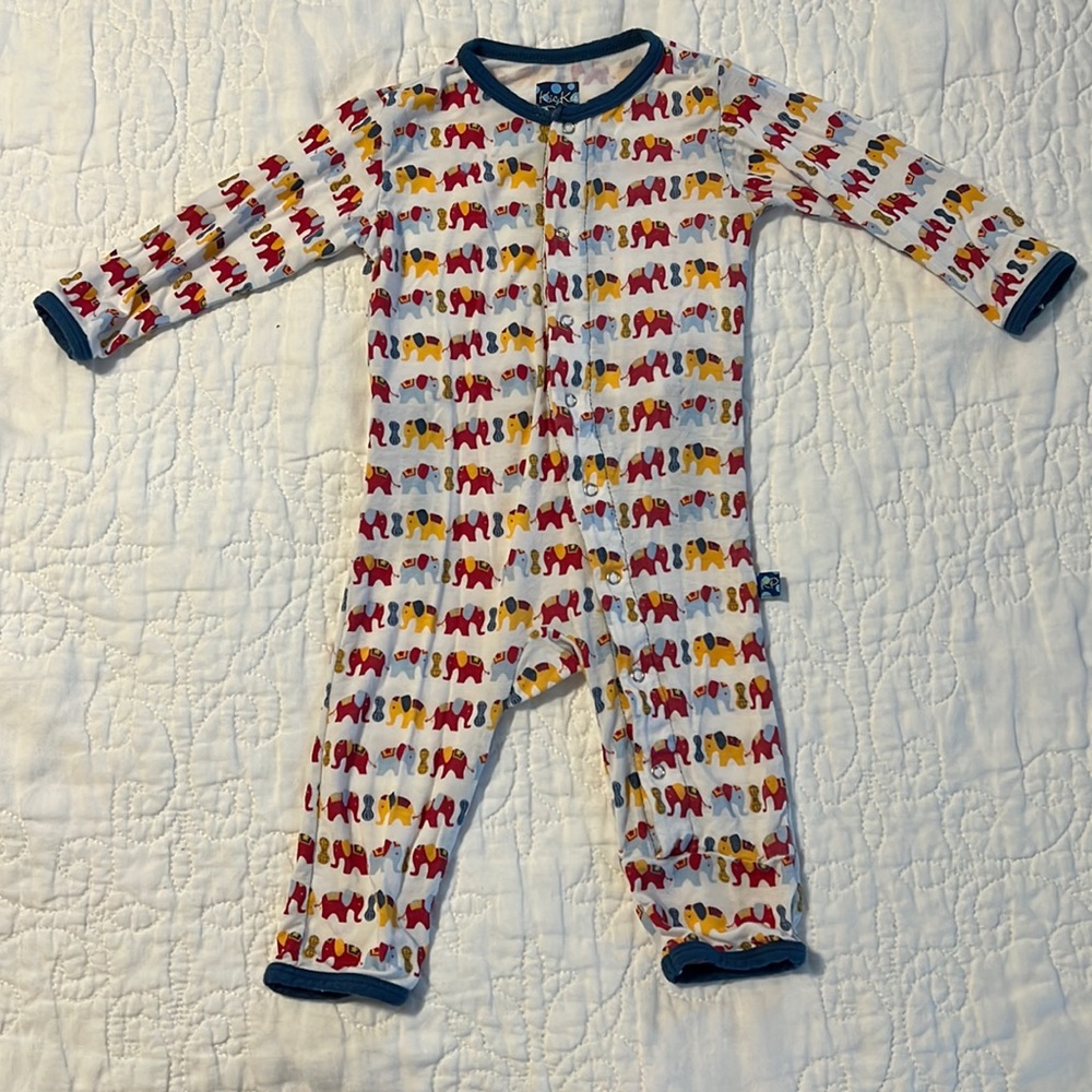 KickeePants Circus Coverall 3-6months